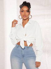 Solid Drop Shoulder Shirt